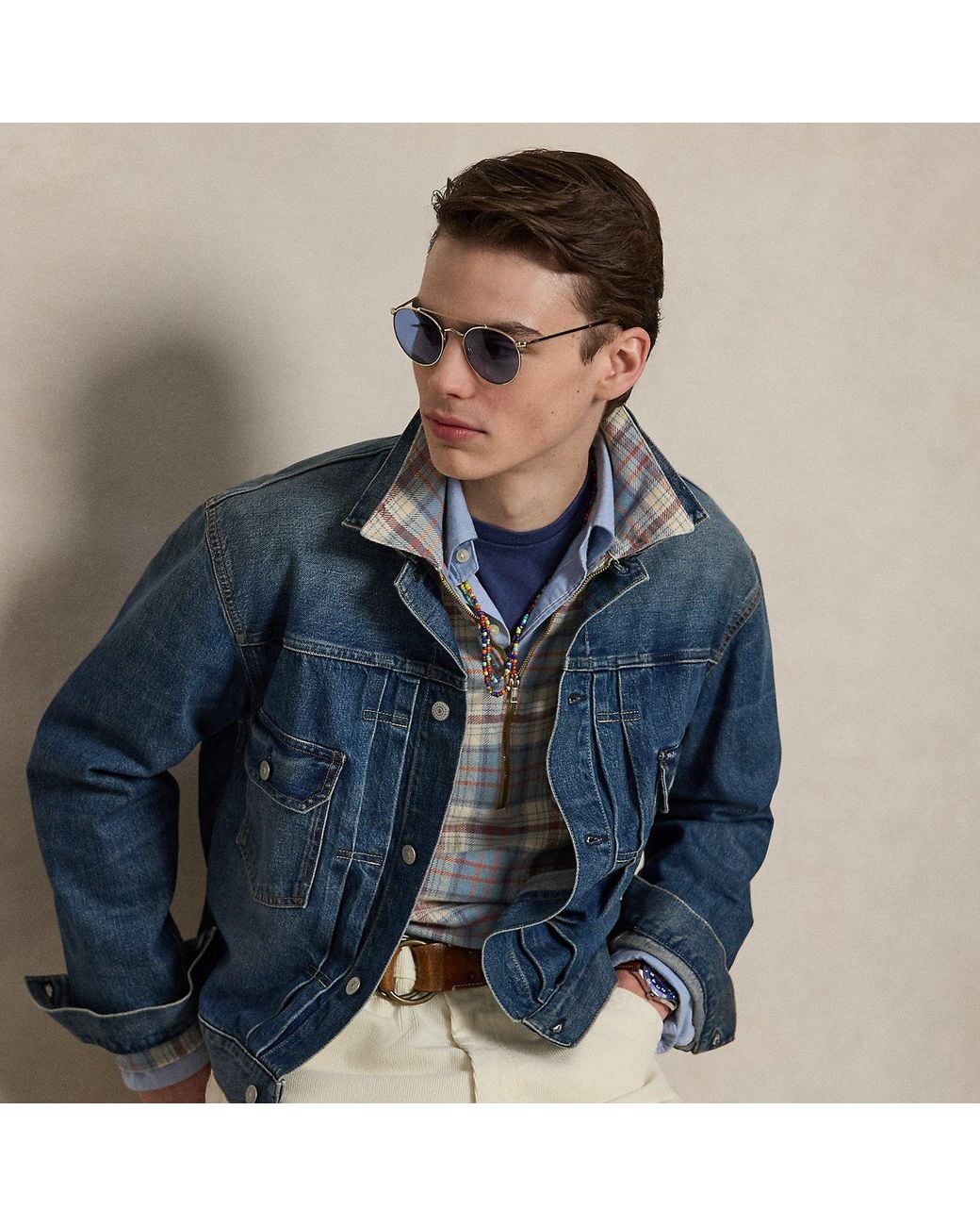 Polo Ralph Lauren Blue Denim Trucker Jacket for men