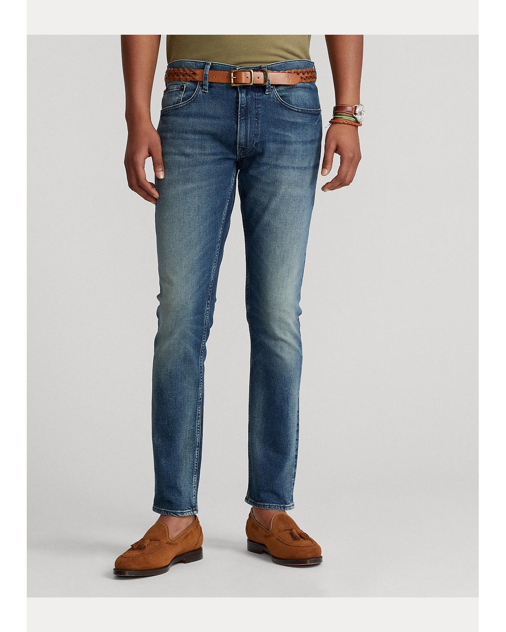 Jeans slim SullivanPolo Ralph Lauren in Denim da Uomo colore Blu Uomo Abbigliamento da Jeans da Jeans dritti 