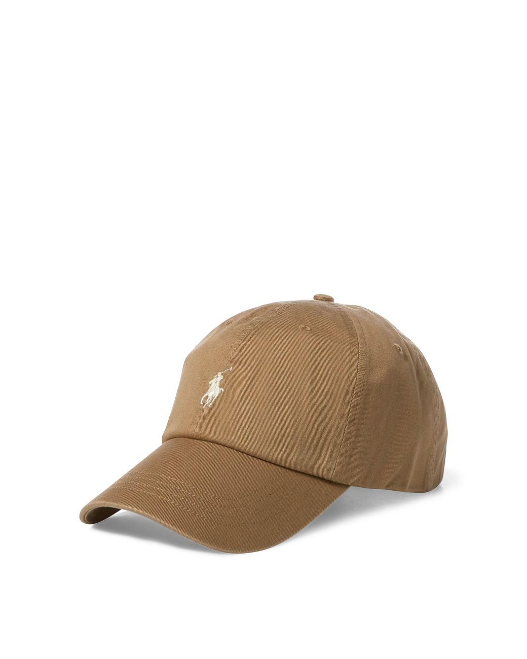 Polo Ralph Lauren Cotton Chino Baseball Cap in Brown for Men | Lyst