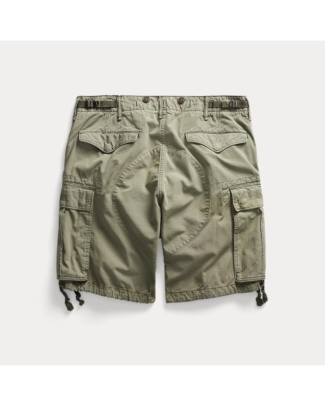 RRL Green Regiment Ripstop Cargo Short for men