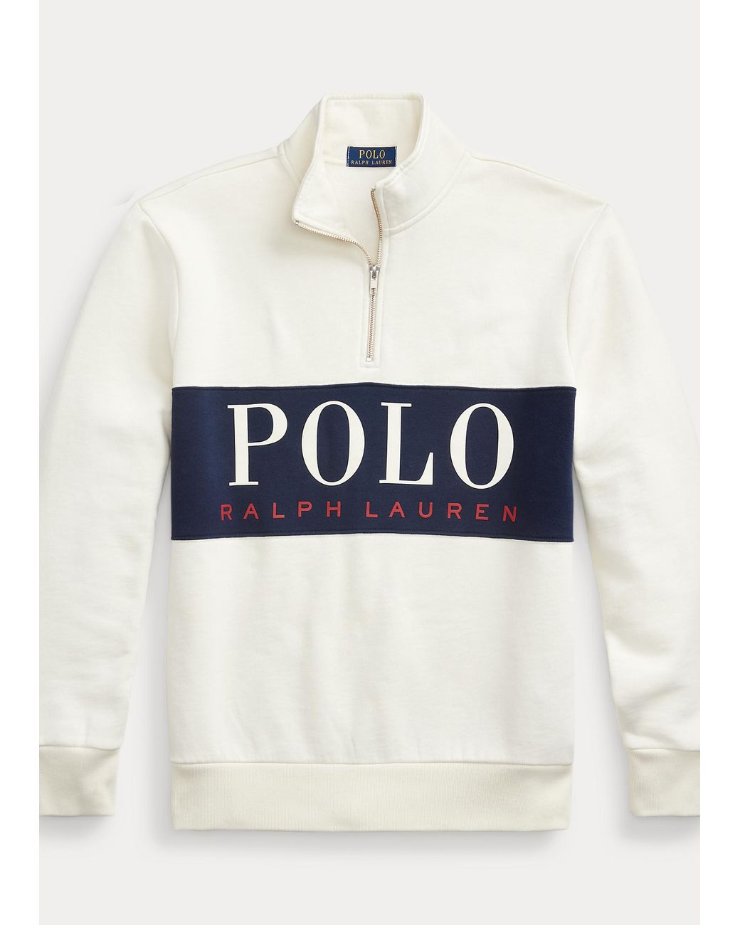 Sweat à logo demi-zippé en polaire Polo Ralph Lauren pour homme | Lyst