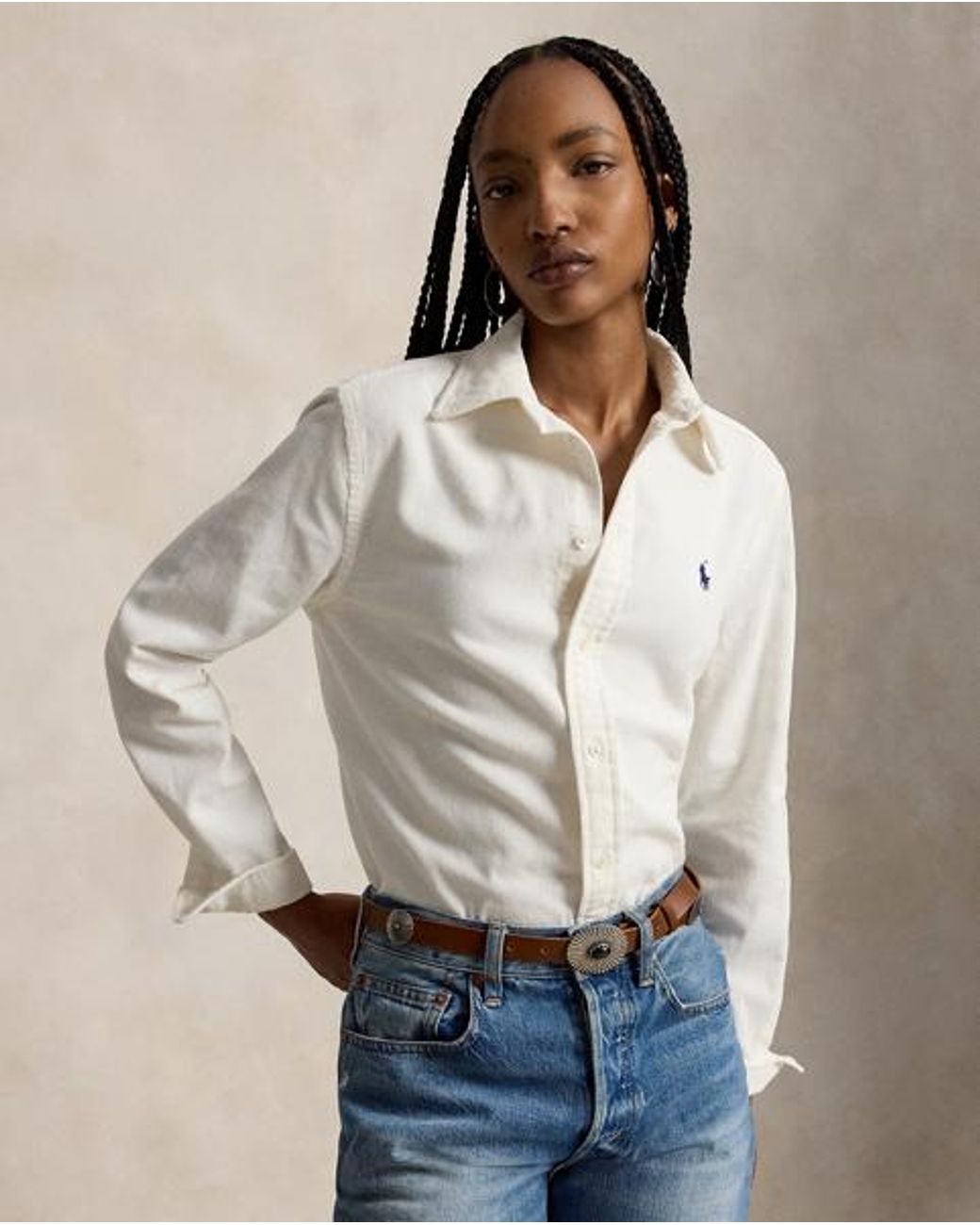 Polo Ralph Lauren Natural Classic Fit Cotton Corduroy Shirt