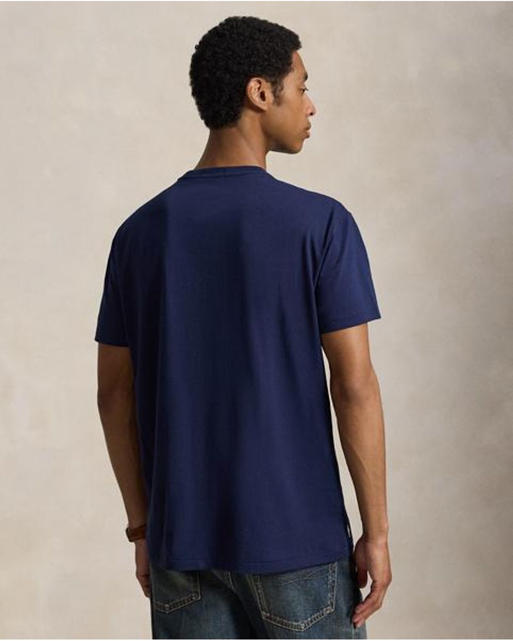 Polo Ralph Lauren Blue Custom Slim Fit Logo T-Shirt for men
