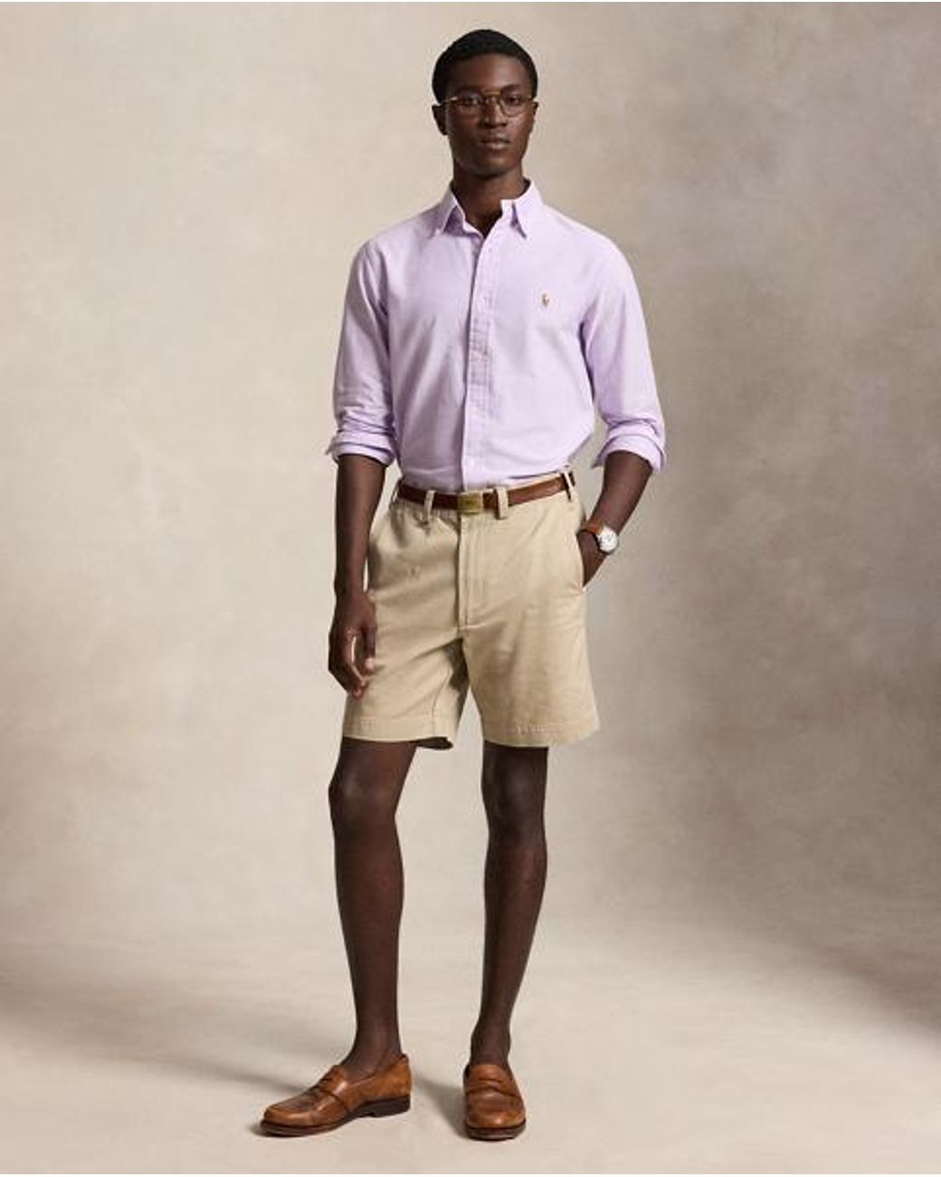 Polo Ralph Lauren Purple The Iconic Oxford Shirt for men