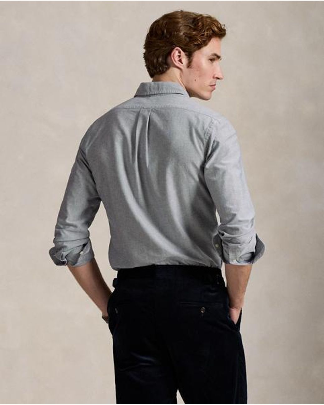 Polo Ralph Lauren Gray The Iconic Oxford Shirt for men