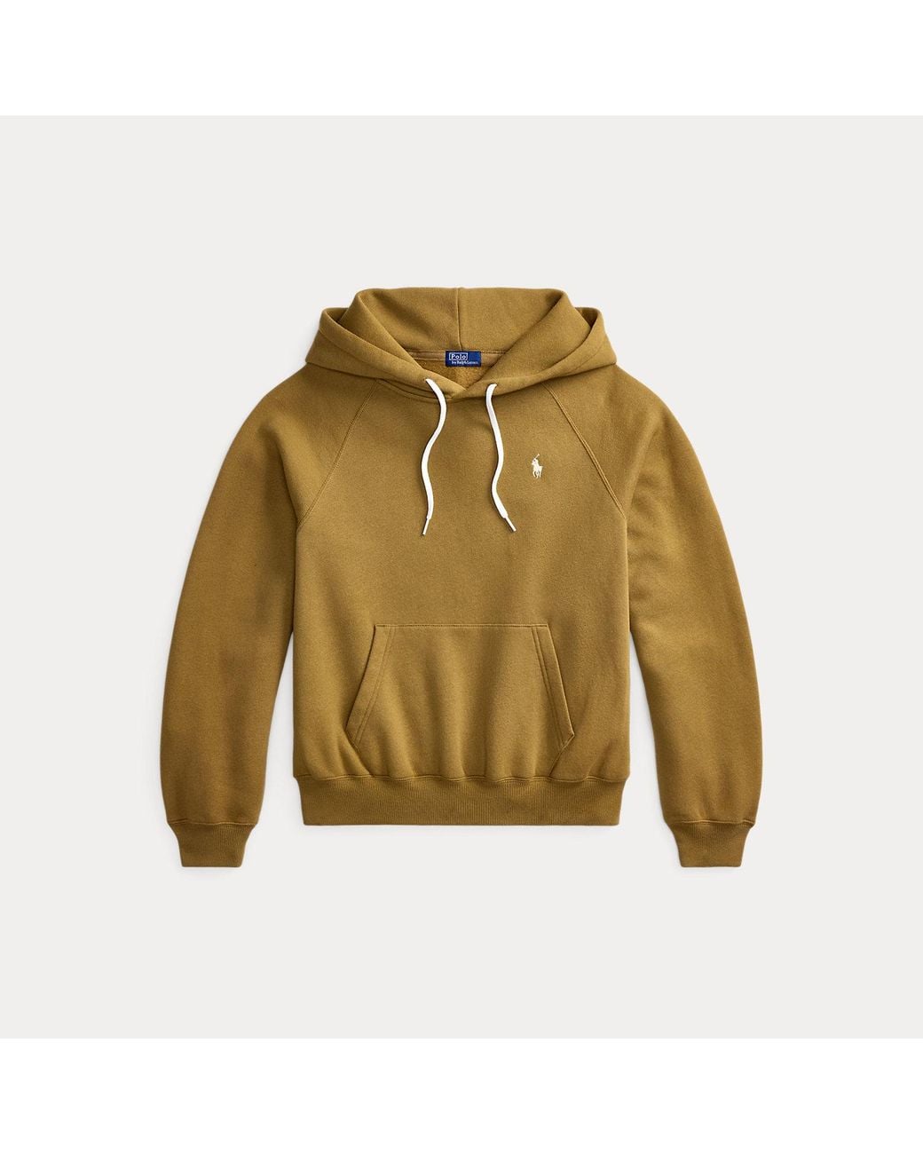 Polo Ralph Lauren Brown Shrunken Fit Fleece Hoodie