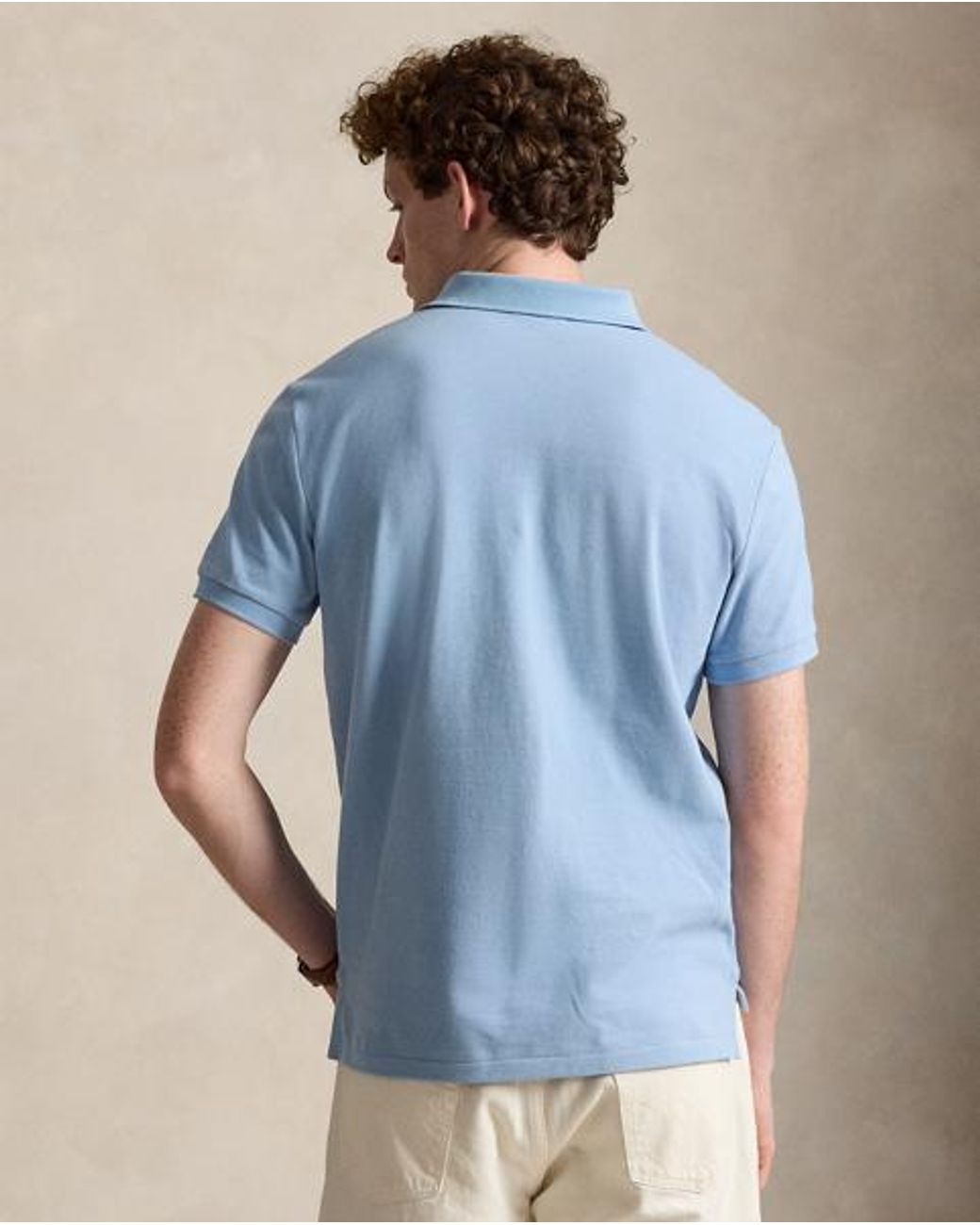 Polo Ralph Lauren Custom Slim Fit Big Pony Polo Shirt in Blue for Men ...