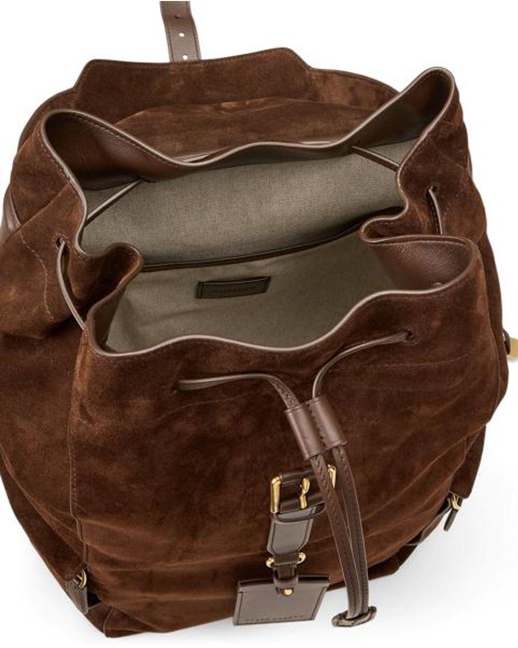 Ralph Lauren Brown Bedford Calf-Suede Backpack for men
