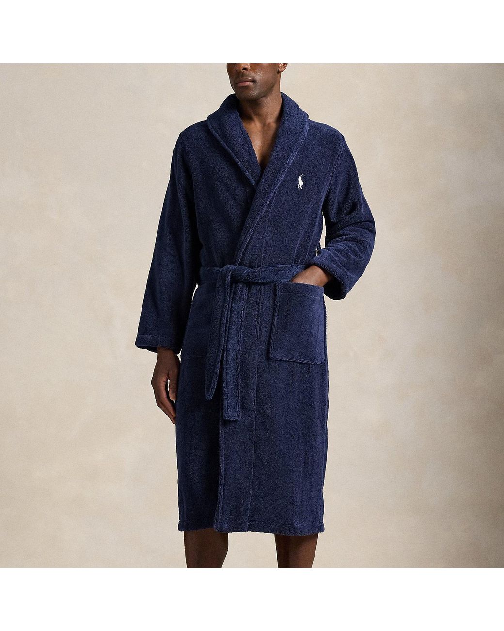 Polo Ralph Lauren Blue Kimono Dressing Gown for men