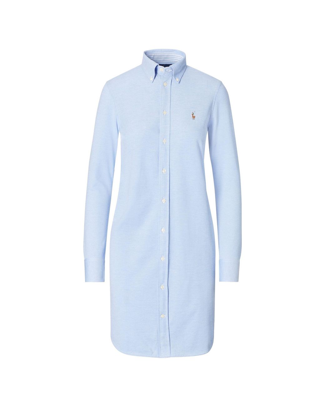 Polo Ralph Lauren Baumwolle Oxford-Hemdkleid in Blau | Lyst AT