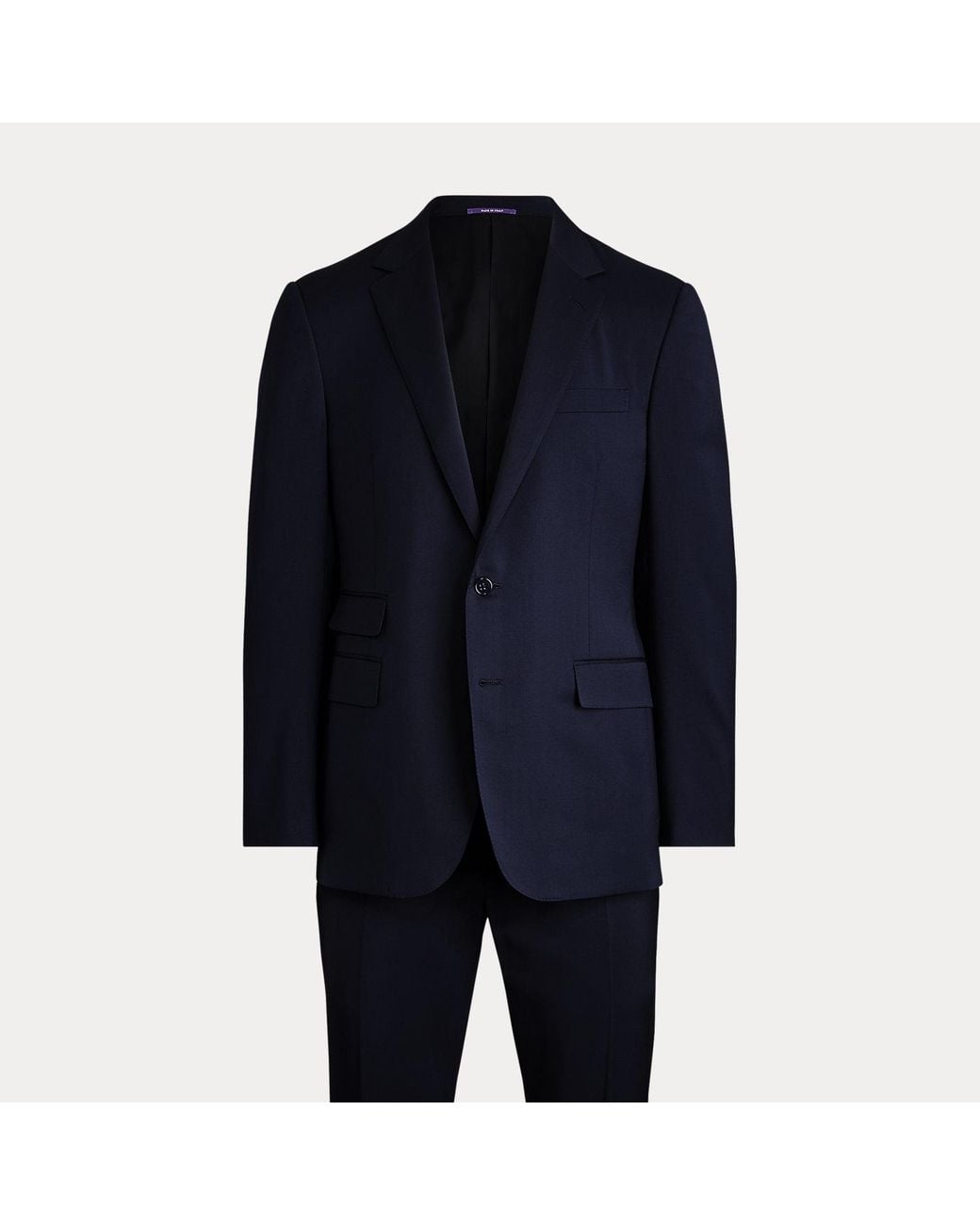 Ralph Lauren Blue Gregory Hand-Tailored Wool Serge Suit for men