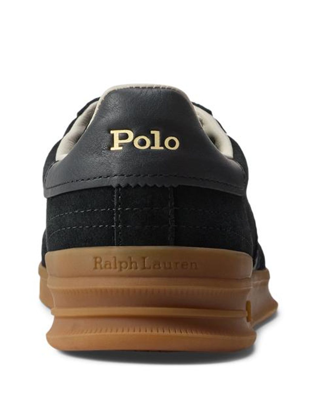 Polo Ralph Lauren Black Aera Low-Top Trainers for men