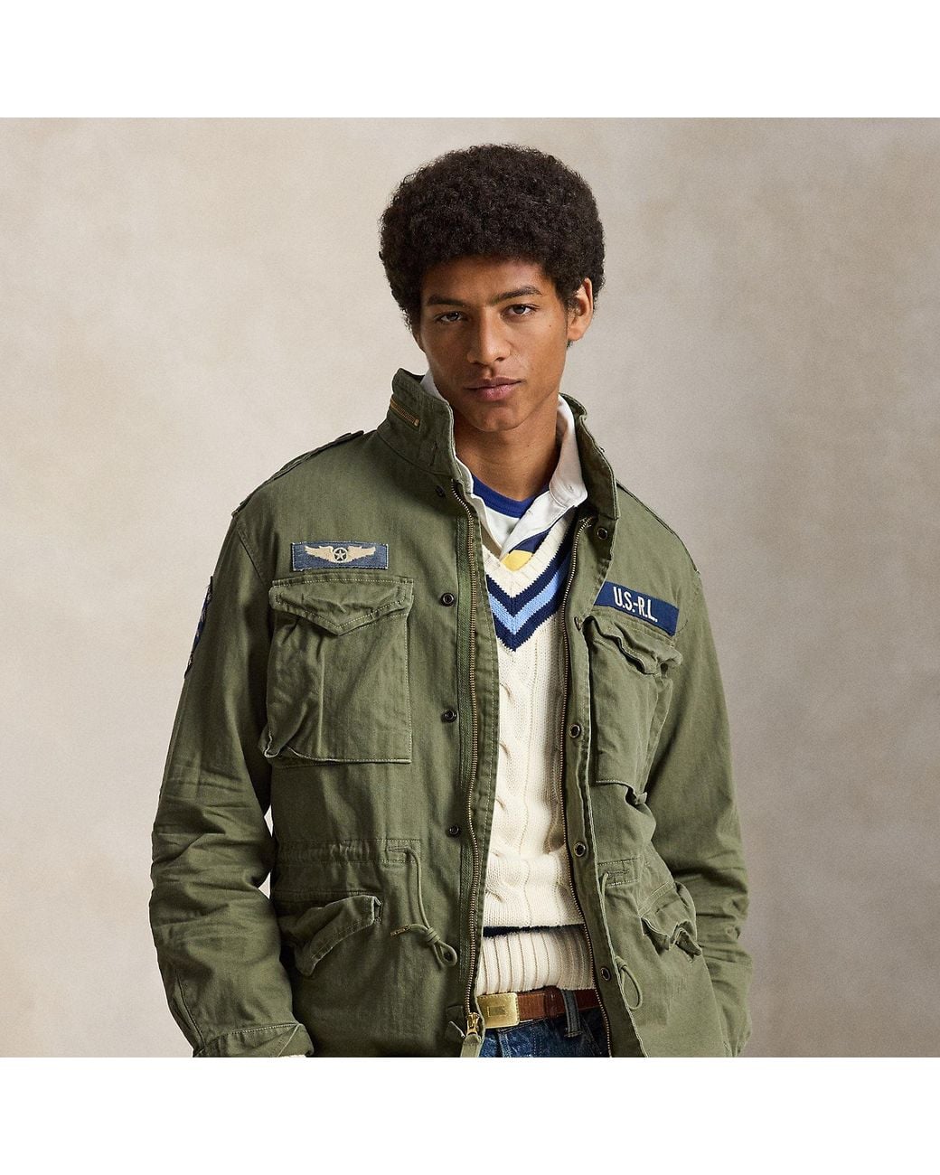 Ralph Lauren Green The Iconic Field Jacket for men