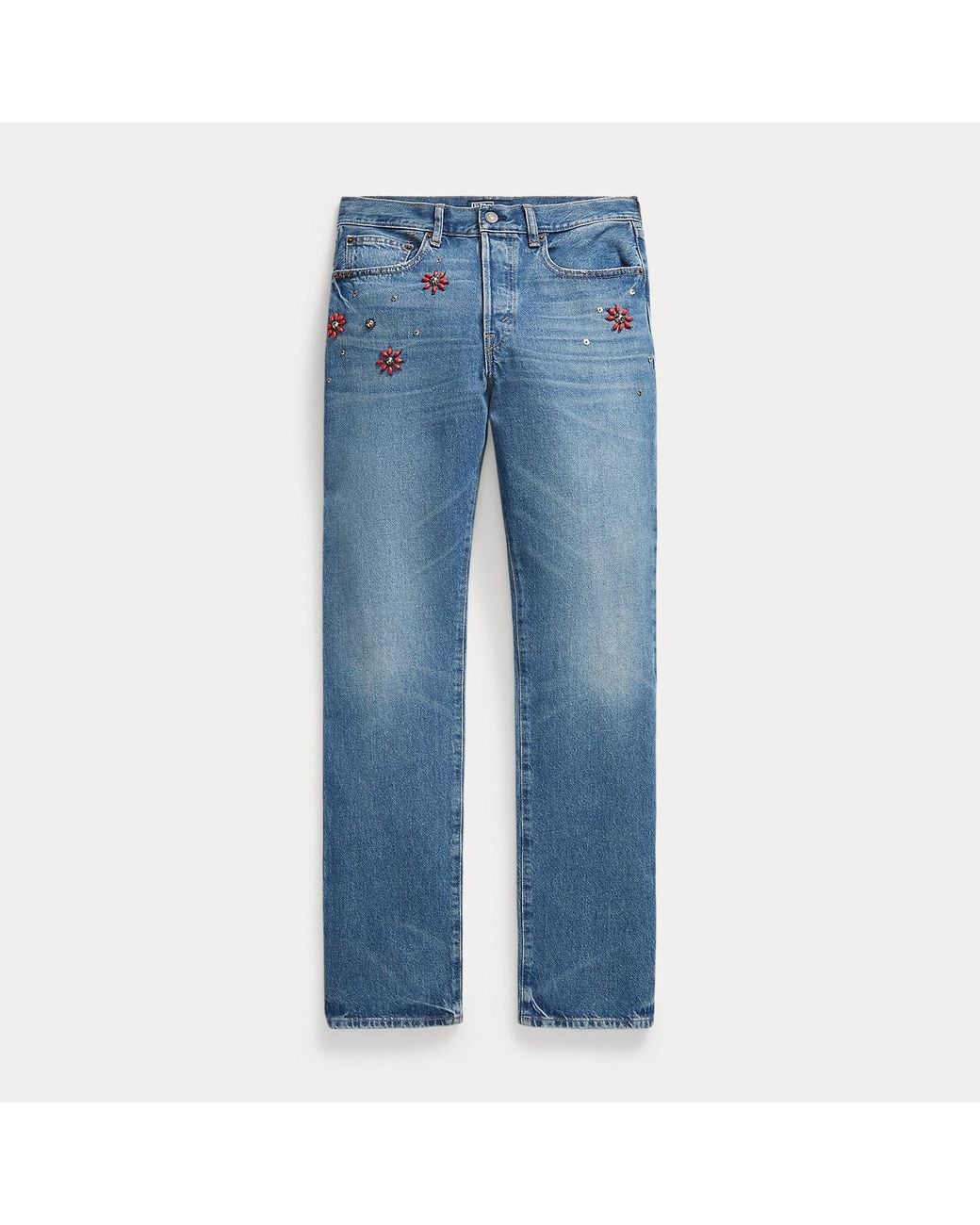 Ralph Lauren Blue Relaxed Straight Jean