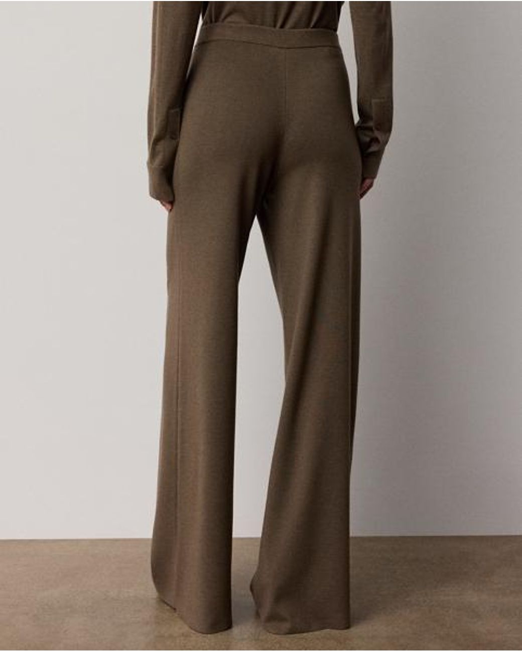 Ralph Lauren Brown Francesca Wool-Blend Jumper Trouser