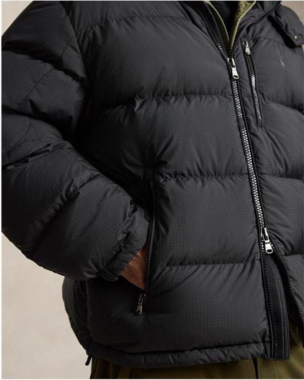 Polo Ralph Lauren Black The Gorham Relaxed Fit Down Jacket for men