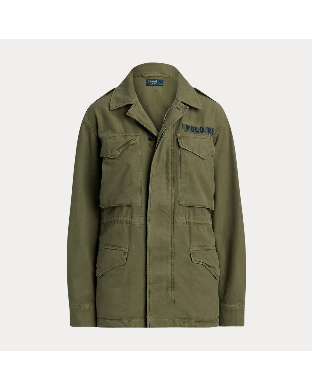 Polo Ralph Lauren Green Cotton Twill Field Jacket