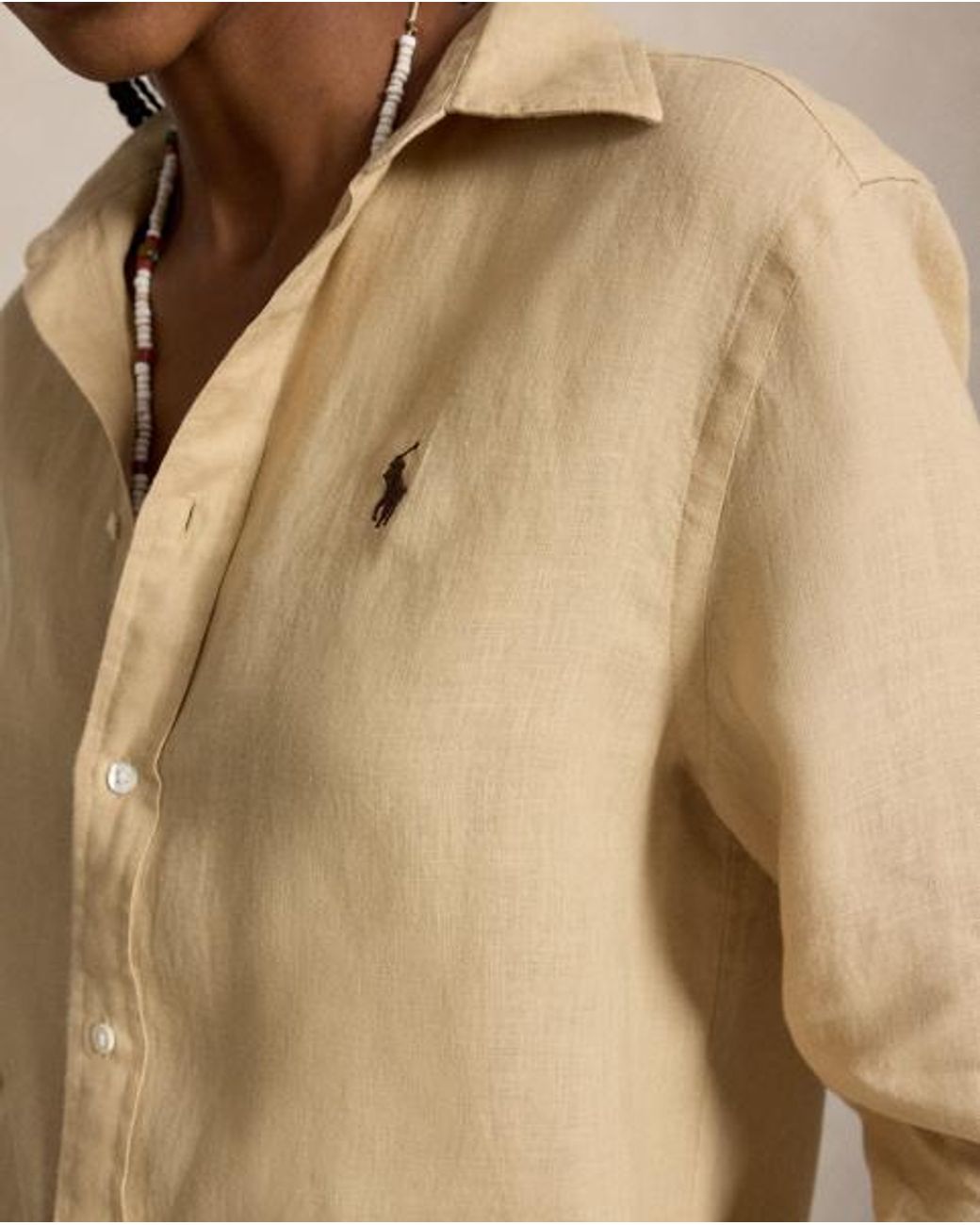 Polo Ralph Lauren Natural Classic Fit Linen Shirt