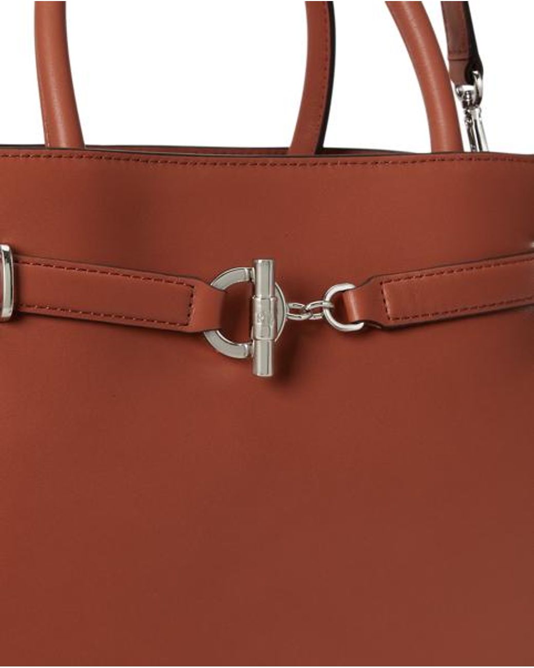 Ralph Lauren Brown Leather Large Blaike Satchel