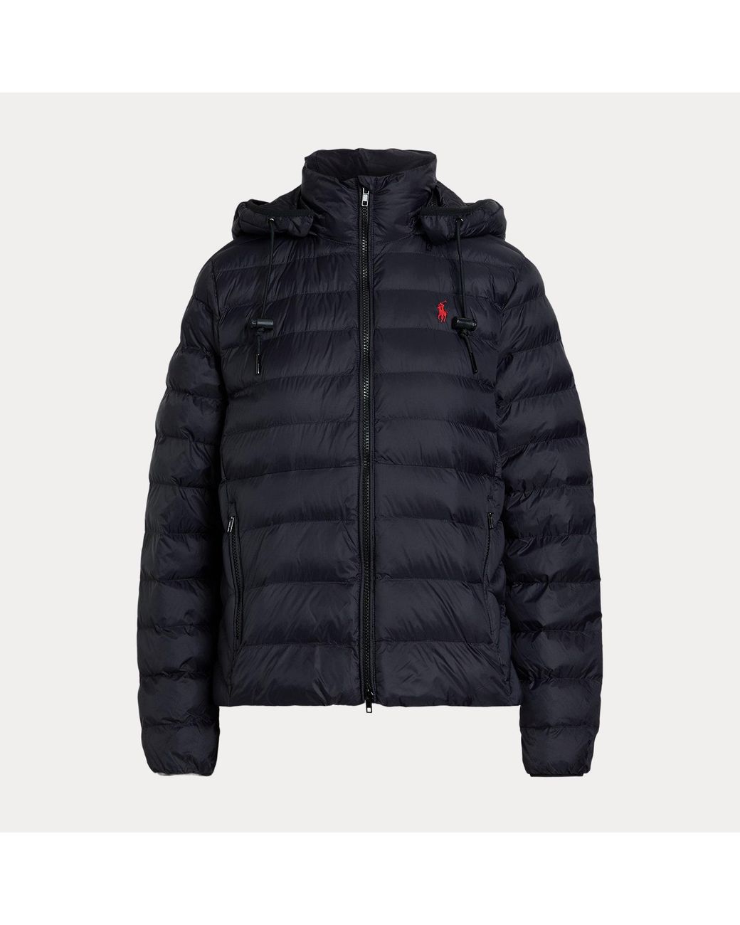 Polo Ralph Lauren Blue Water-Resistant Packable Hooded Jacket