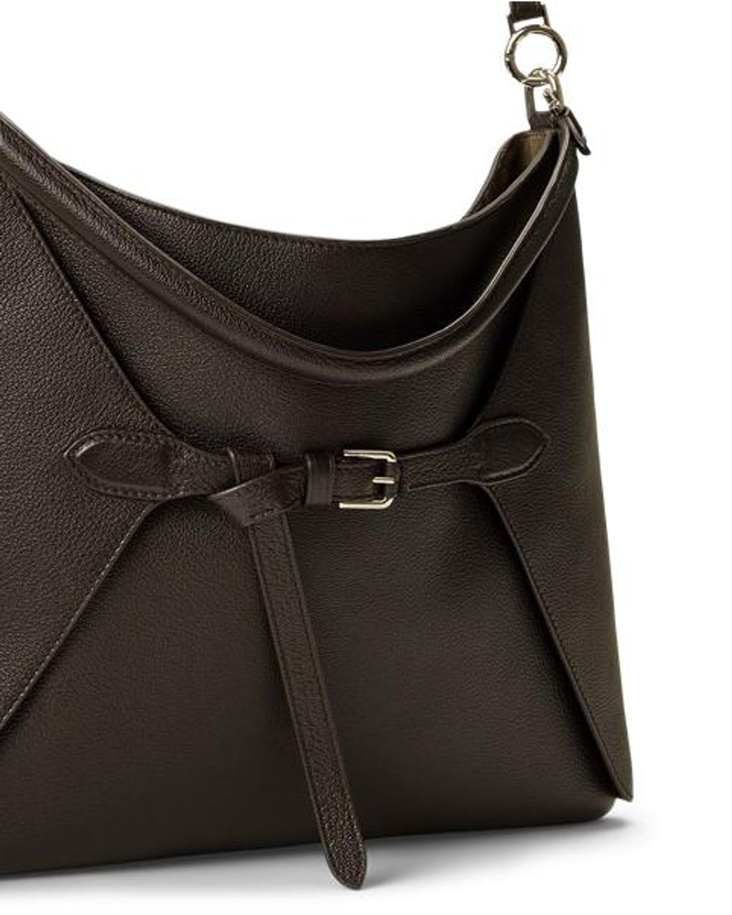 Ralph Lauren Black The Ralph Goatskin Slim Tote