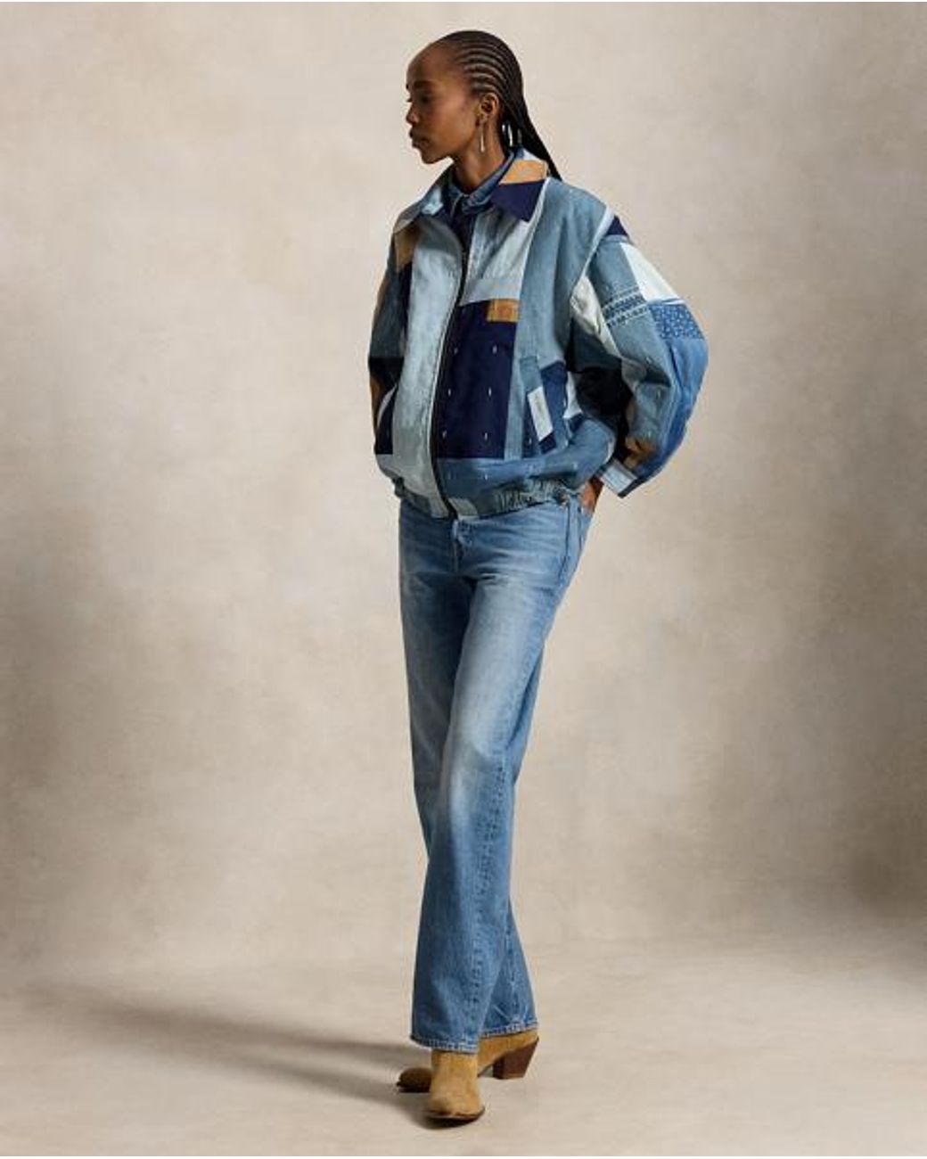 Polo Ralph Lauren Blue Ralph Lauren Prl X Gee's Bend Jacket