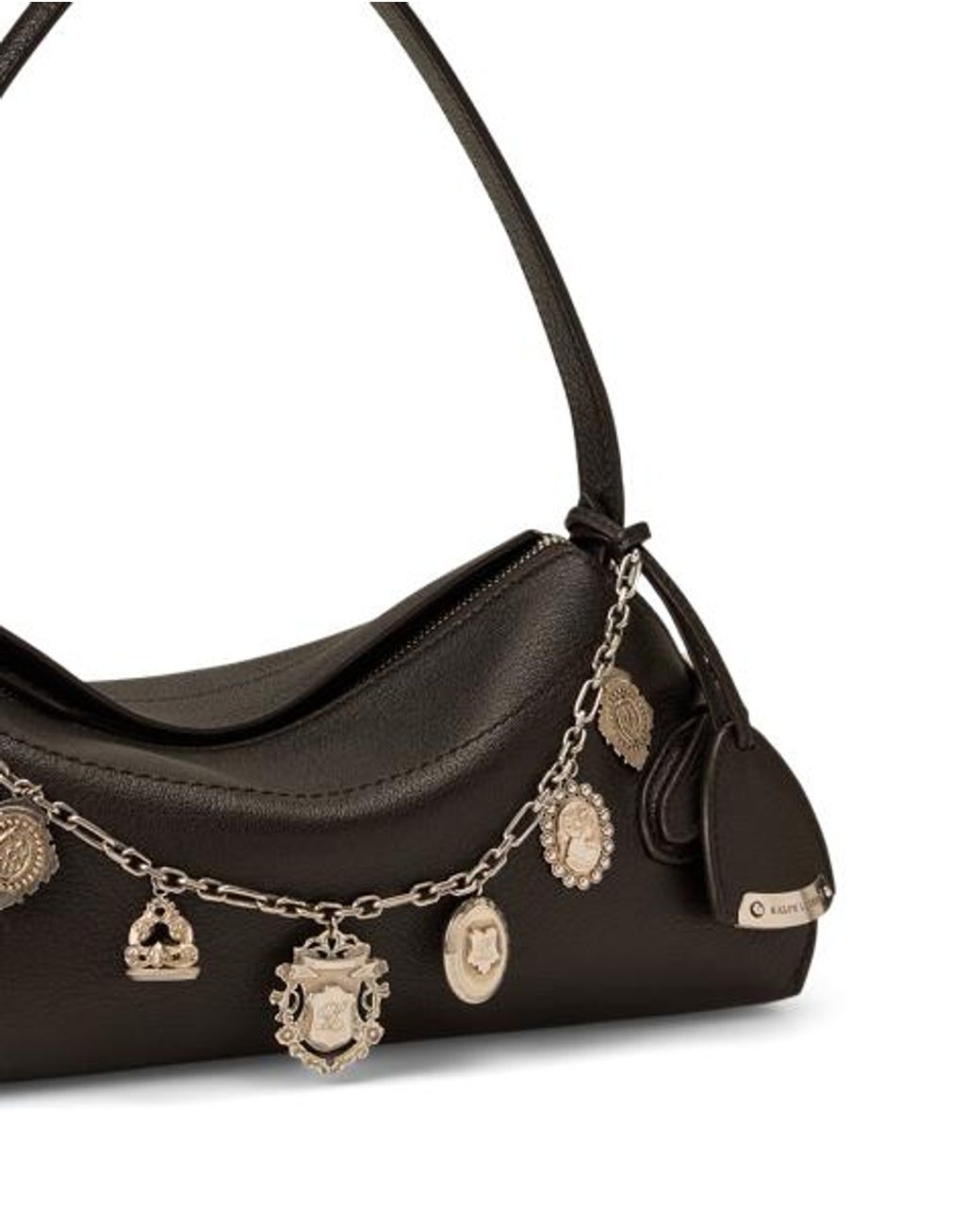 Ralph Lauren Black The Ralph Lauren Goatskin Small Shoulder Bag