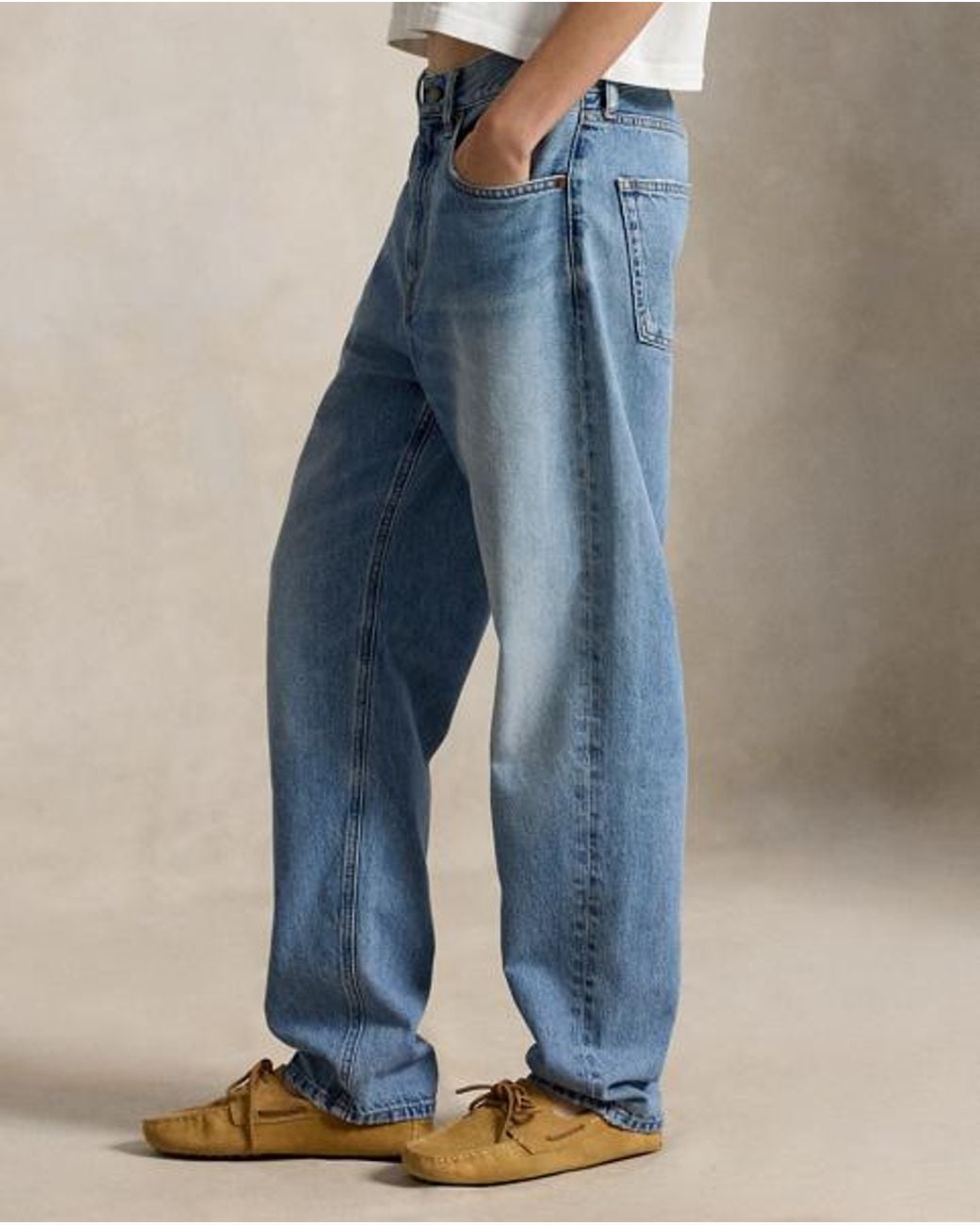Polo Ralph Lauren Blue Straight Tapered Jeans