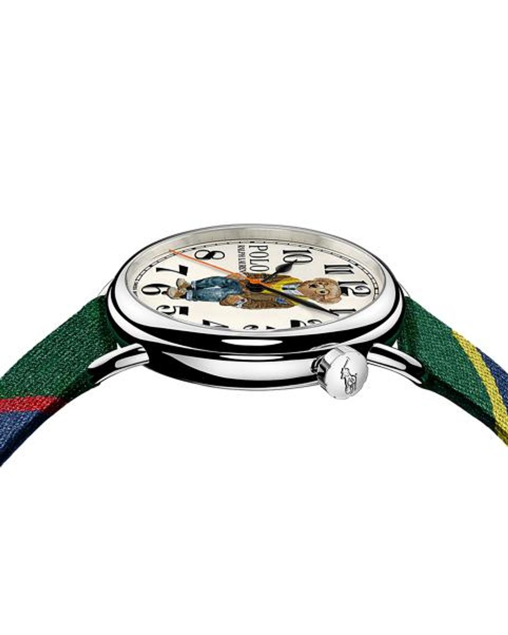 Polo Ralph Lauren Green 42 Mm Preppy Polo Bear Watch for men