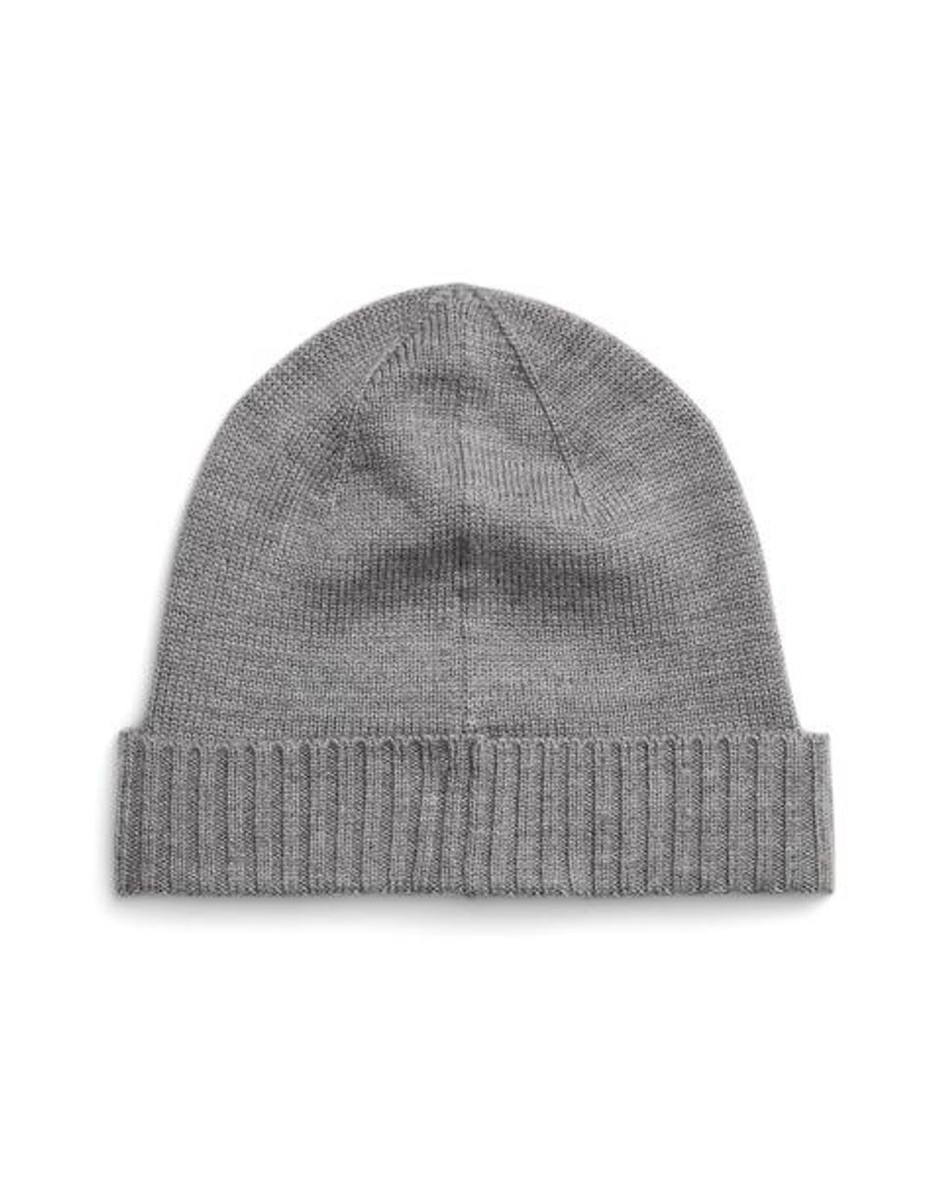 Polo Ralph Lauren Gray Signature Pony Wool Beanie for men