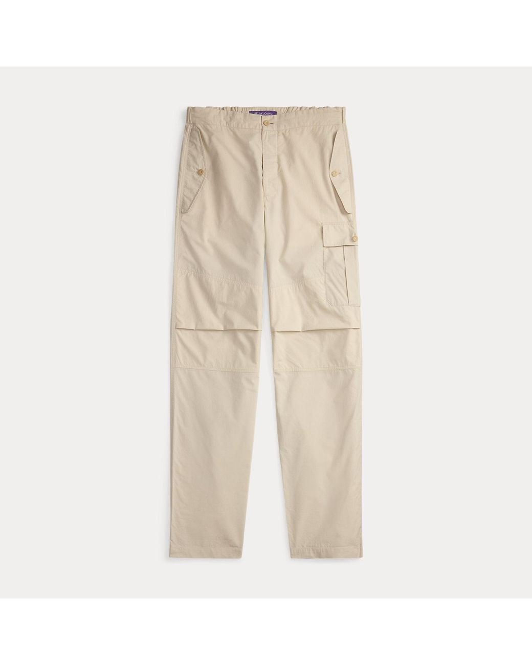 Ralph Lauren Natural Hand-Tailored Relaxed Fit Cargo Trouser for men