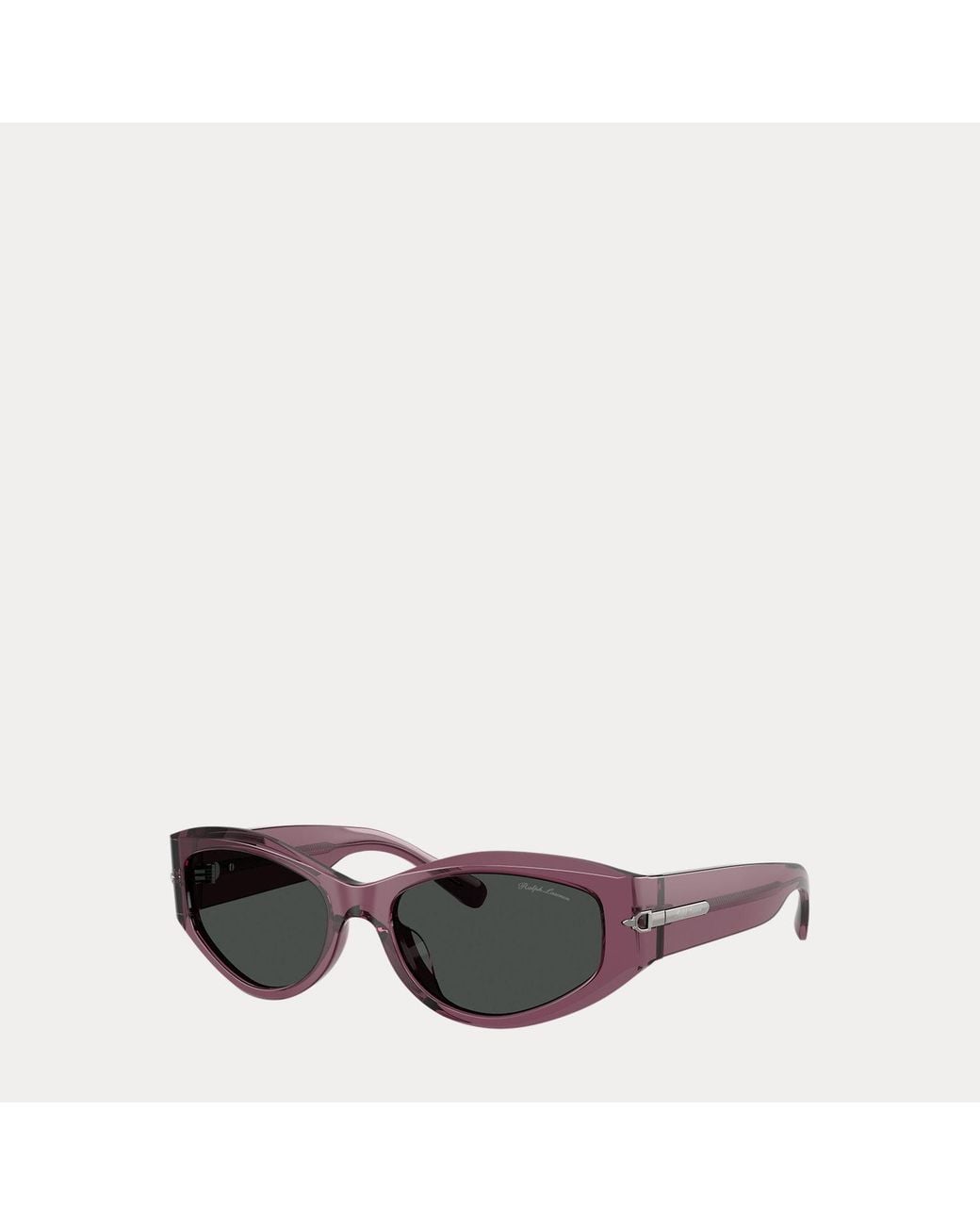 Ralph Lauren Purple Stirrup Rectangle Sunglasses