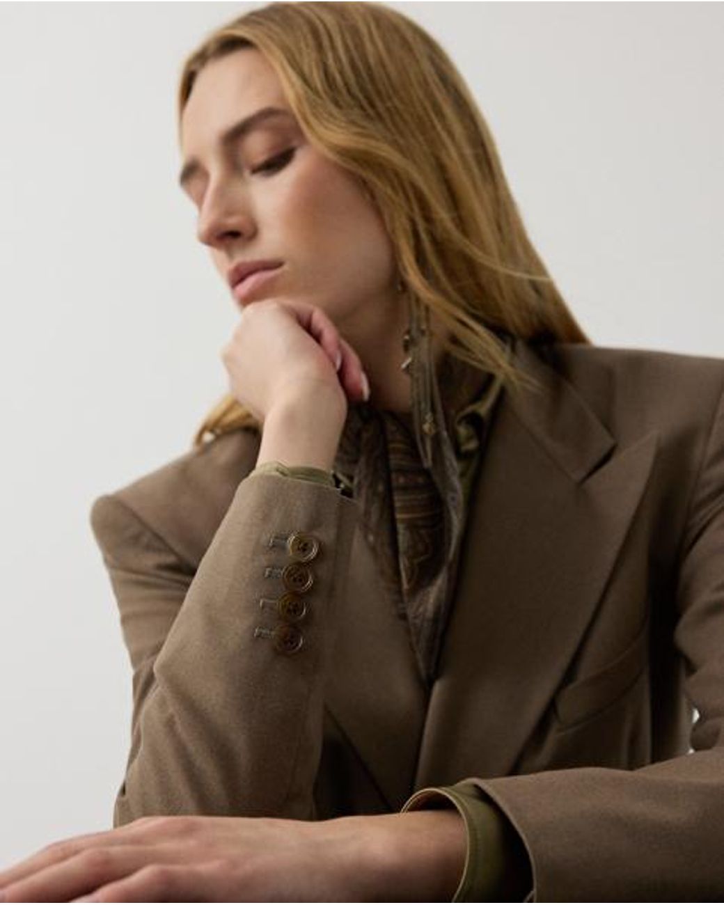 Ralph Lauren Green Armond Wool-Blend Jacket