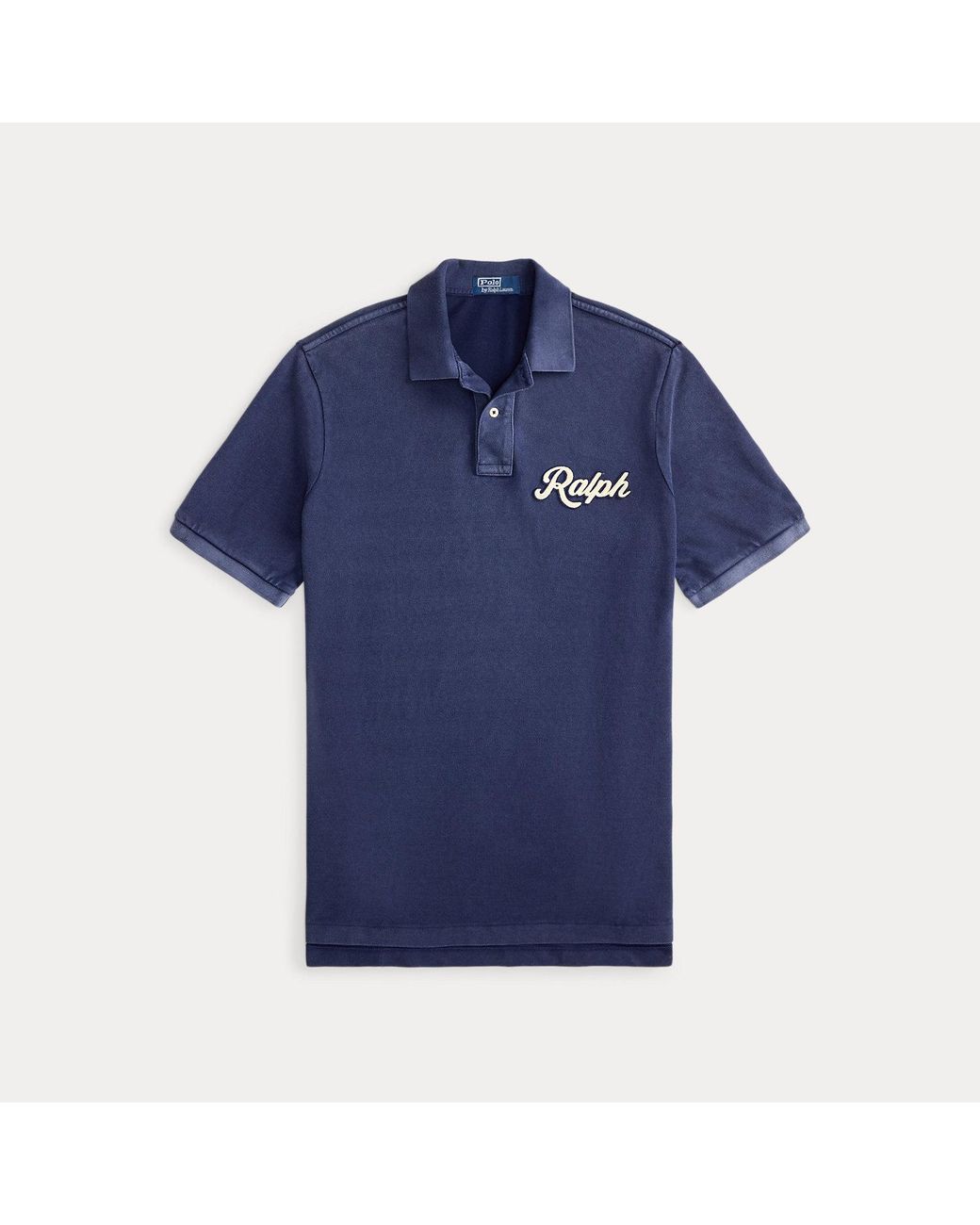 Polo Ralph Lauren Blue The Ralph Lauren Logo Polo Shirt for men