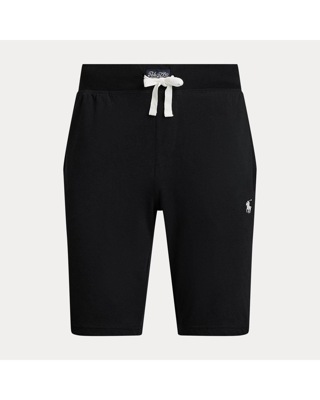 Polo Ralph Lauren Black Cotton Jersey Sleep Short for men
