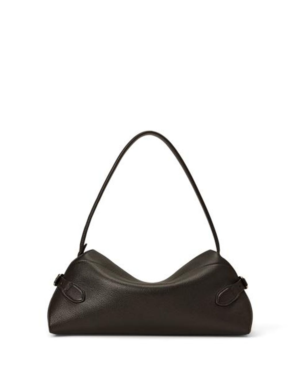 Ralph Lauren Black The Ralph Lauren Goatskin Small Shoulder Bag