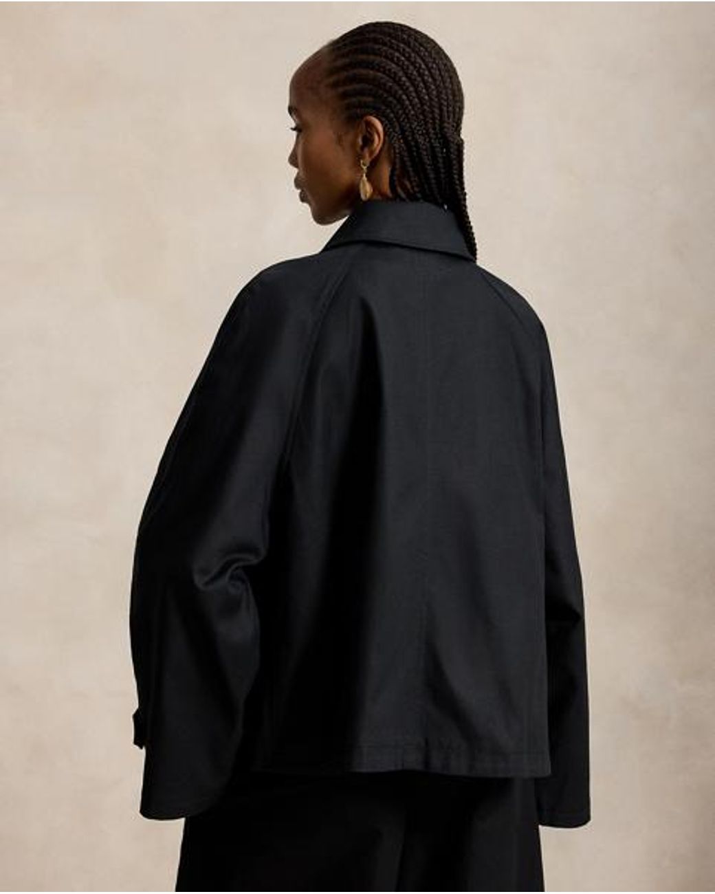 Polo Ralph Lauren Black Cotton Twill Jacket