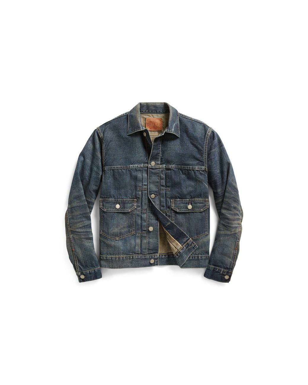 RRL Denim Trucker Jacket in Blue for 