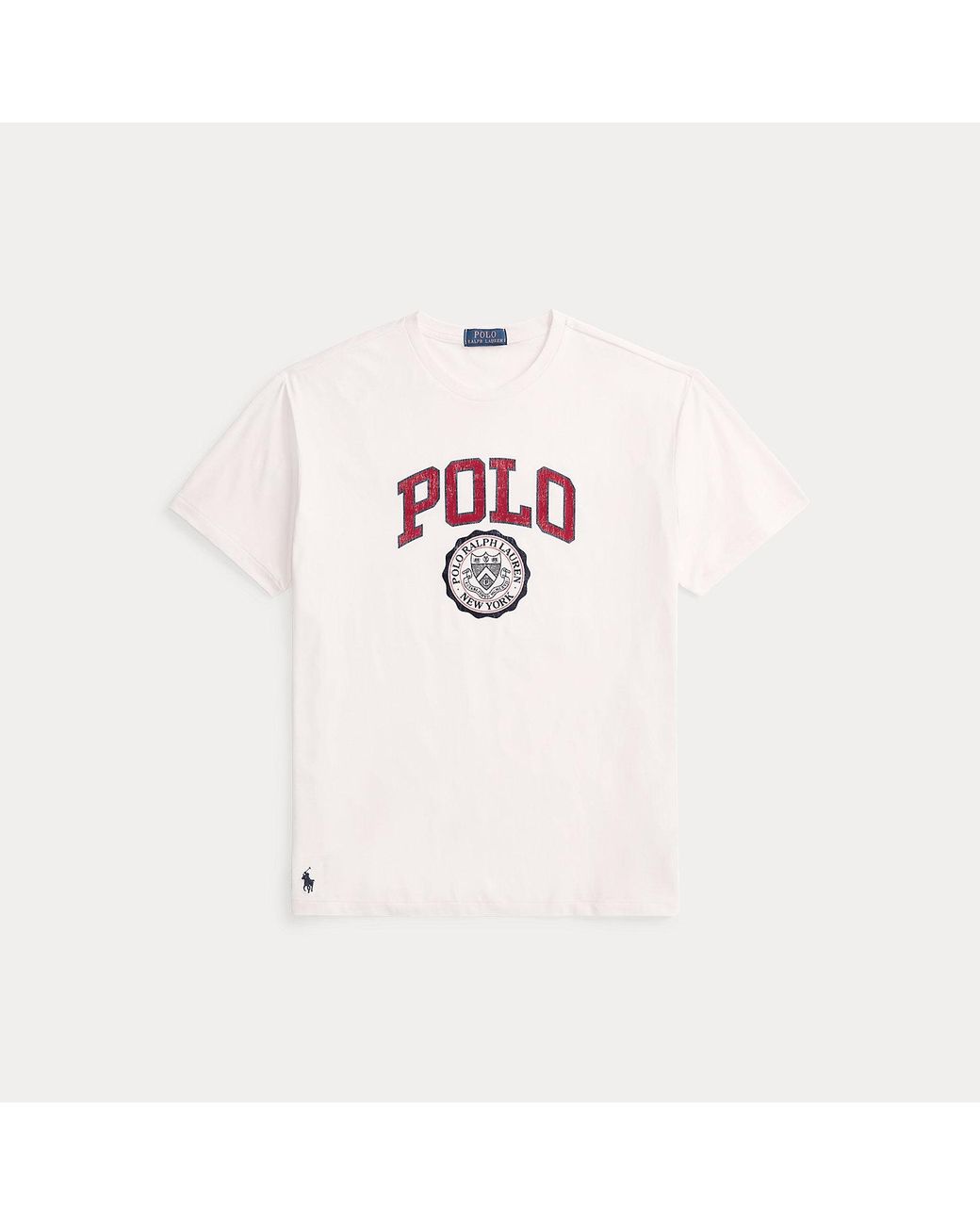 Polo Ralph Lauren White Custom Slim Fit Logo T-Shirt for men