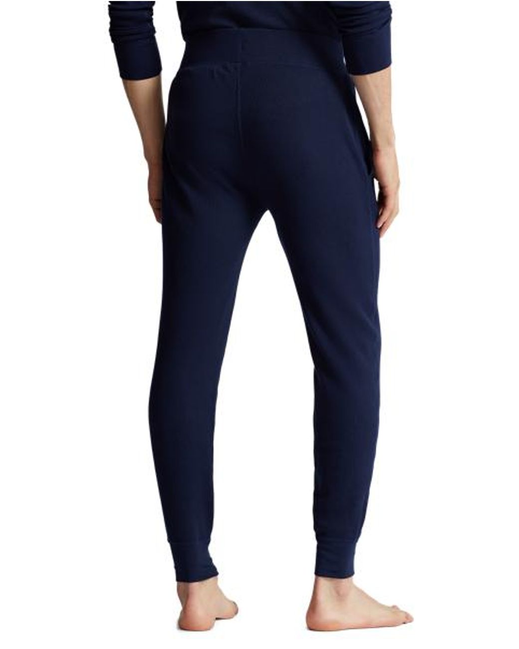 Polo Ralph Lauren Blue Waffle-Knit Sleep Jogger for men
