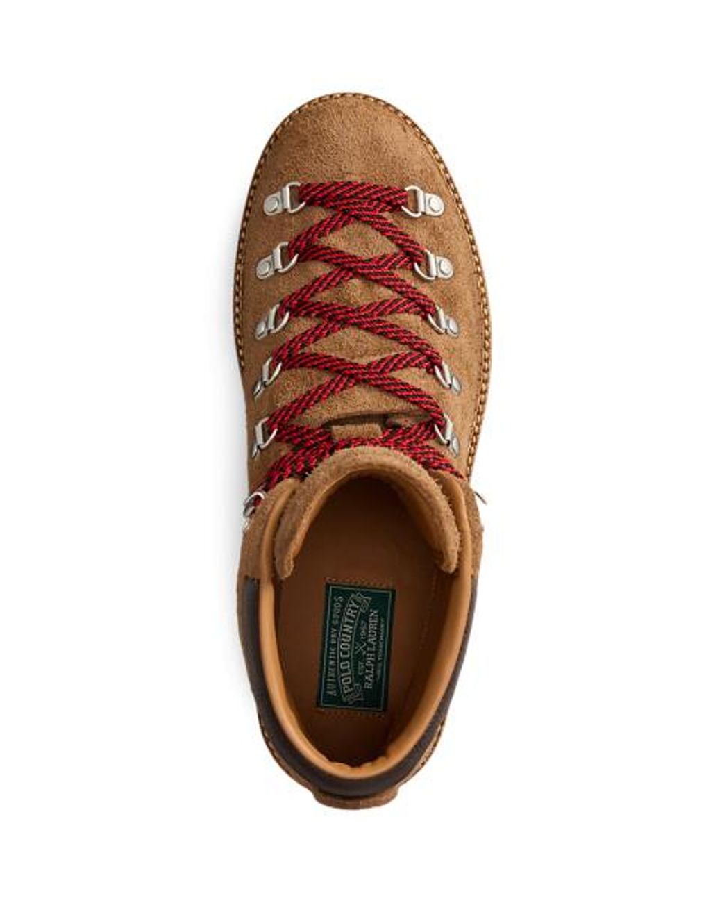 Polo Ralph Lauren Brown Alpine Suede Trail Boot for men