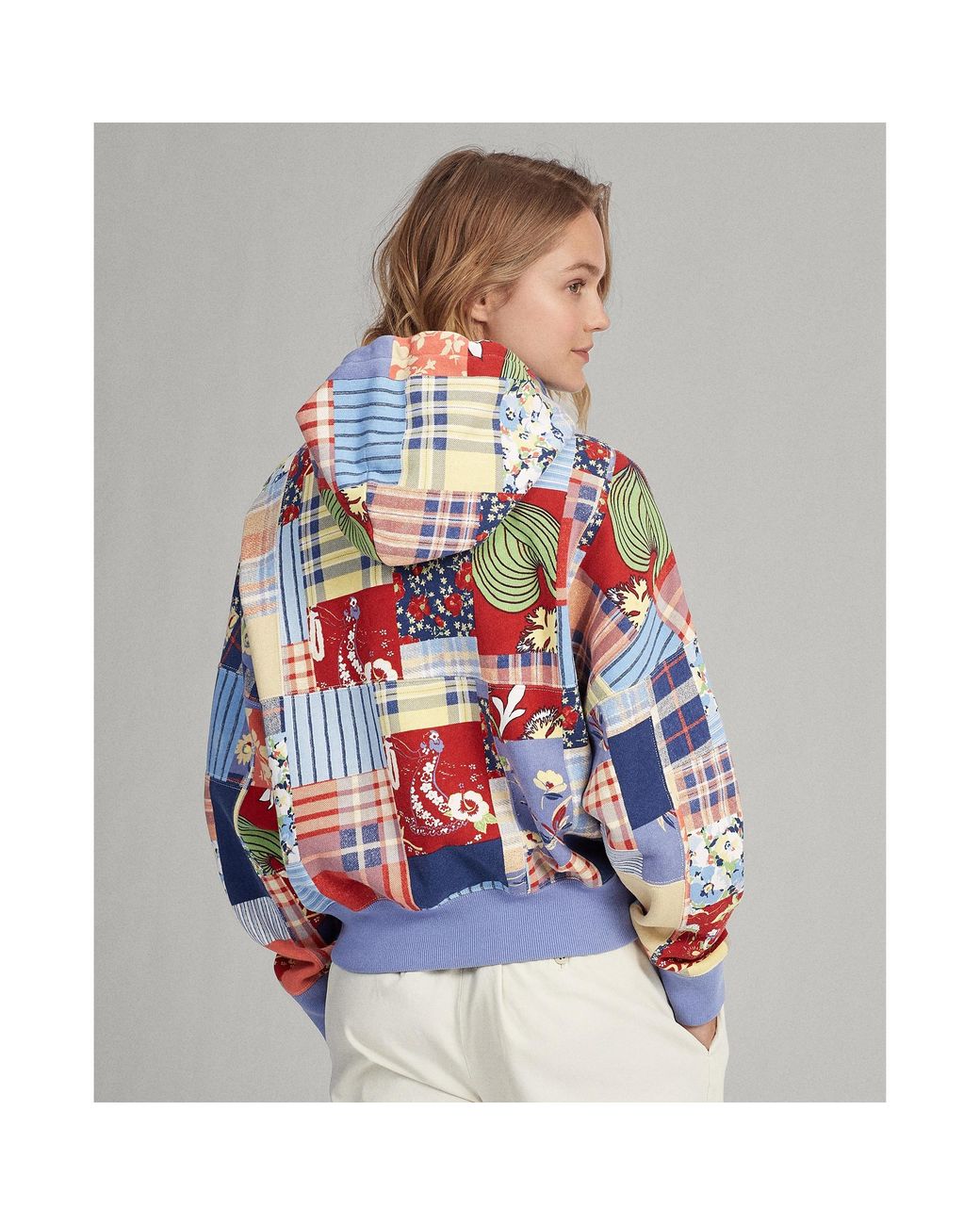Actualizar 51+ imagen ralph lauren patchwork hoodie