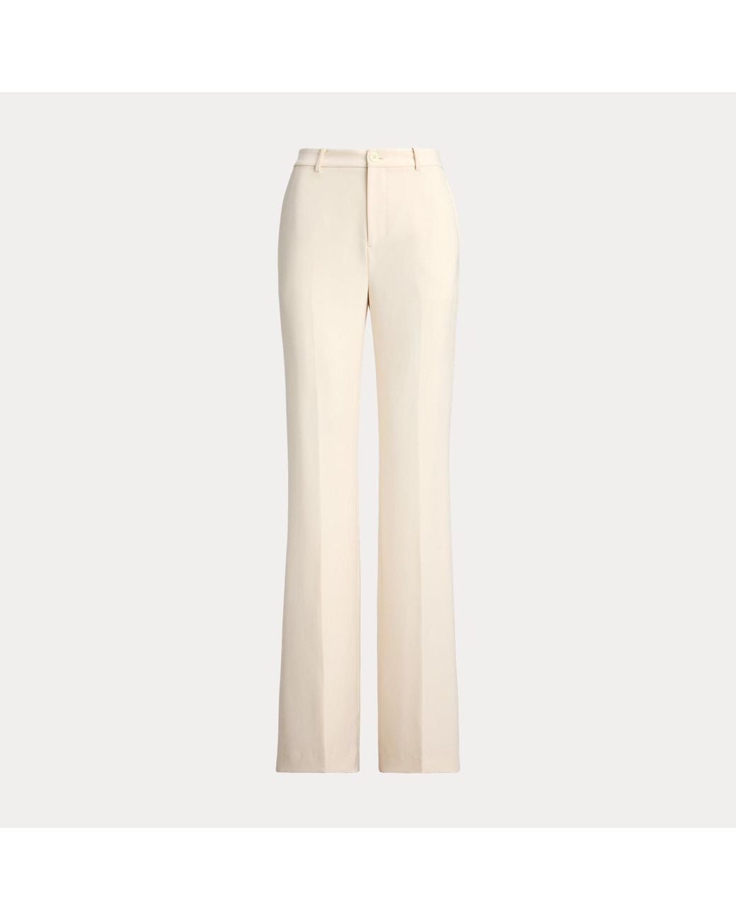 Ralph Lauren Natural Stretch Crepe Straight Pant