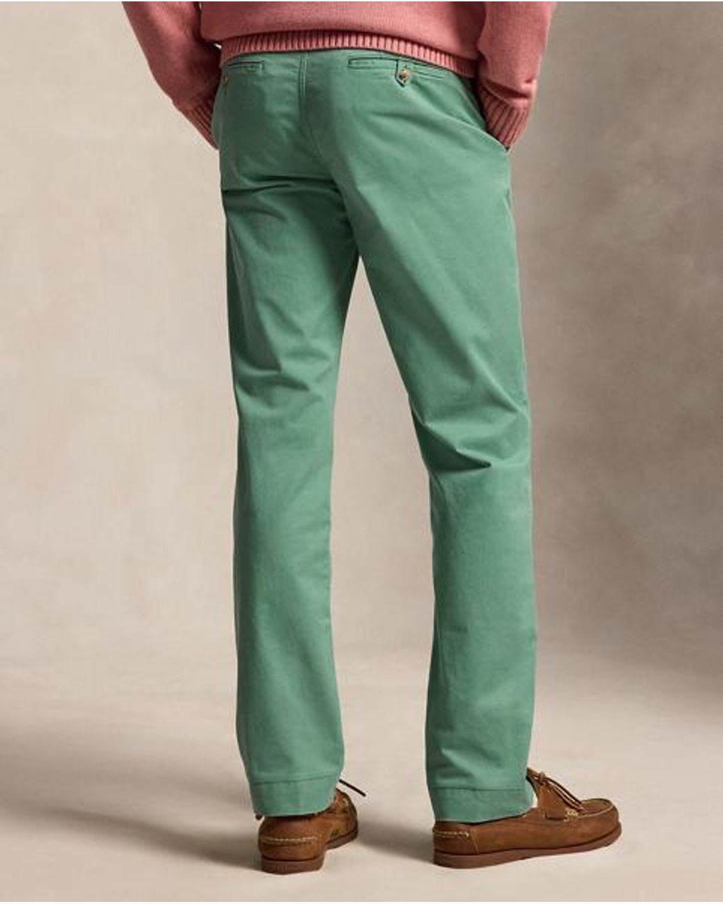 Polo Ralph Lauren Blue Bedford Stretch Straight Fit Trousers for men