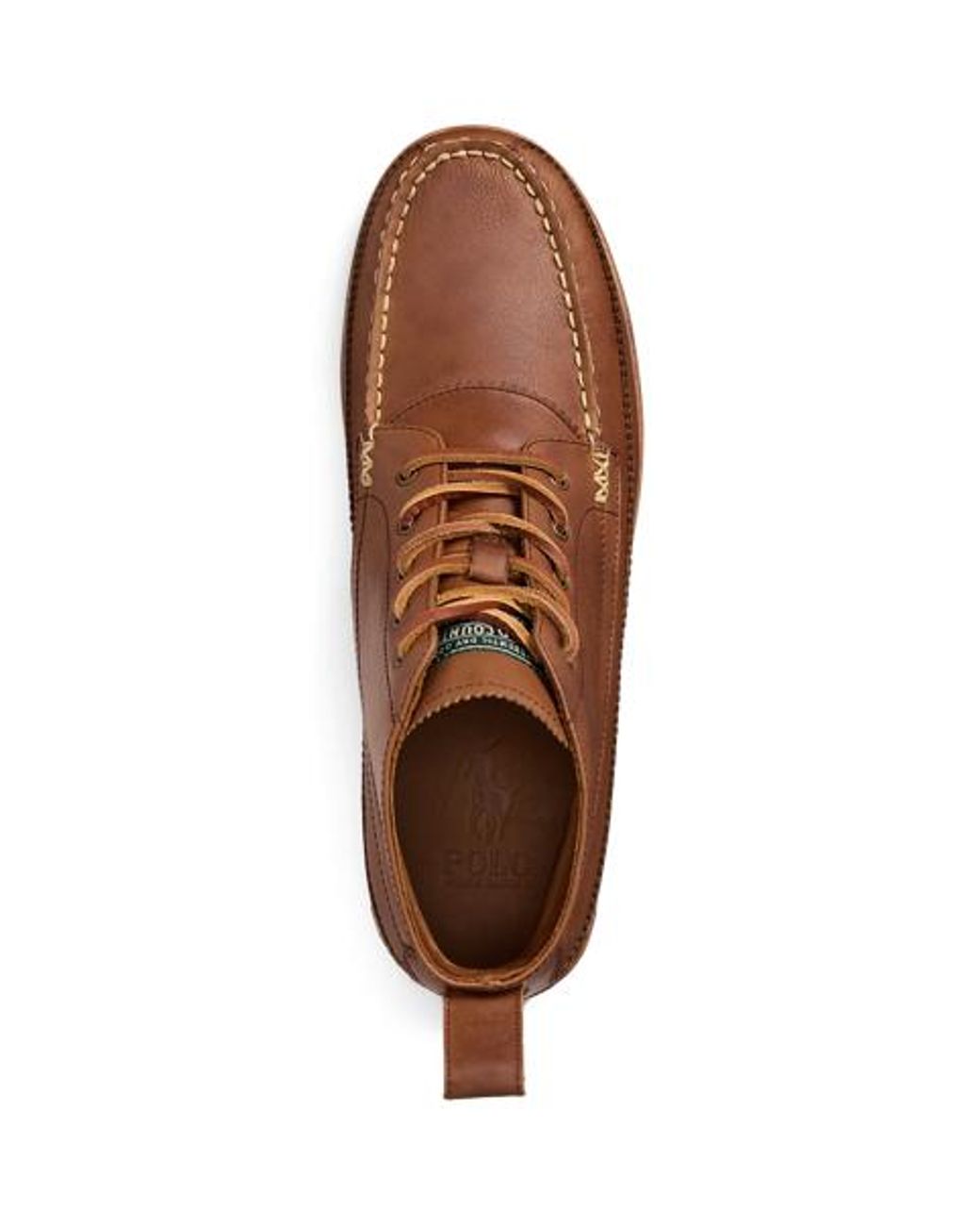 Polo Ralph Lauren Brown Ranger Leather Workboot for men