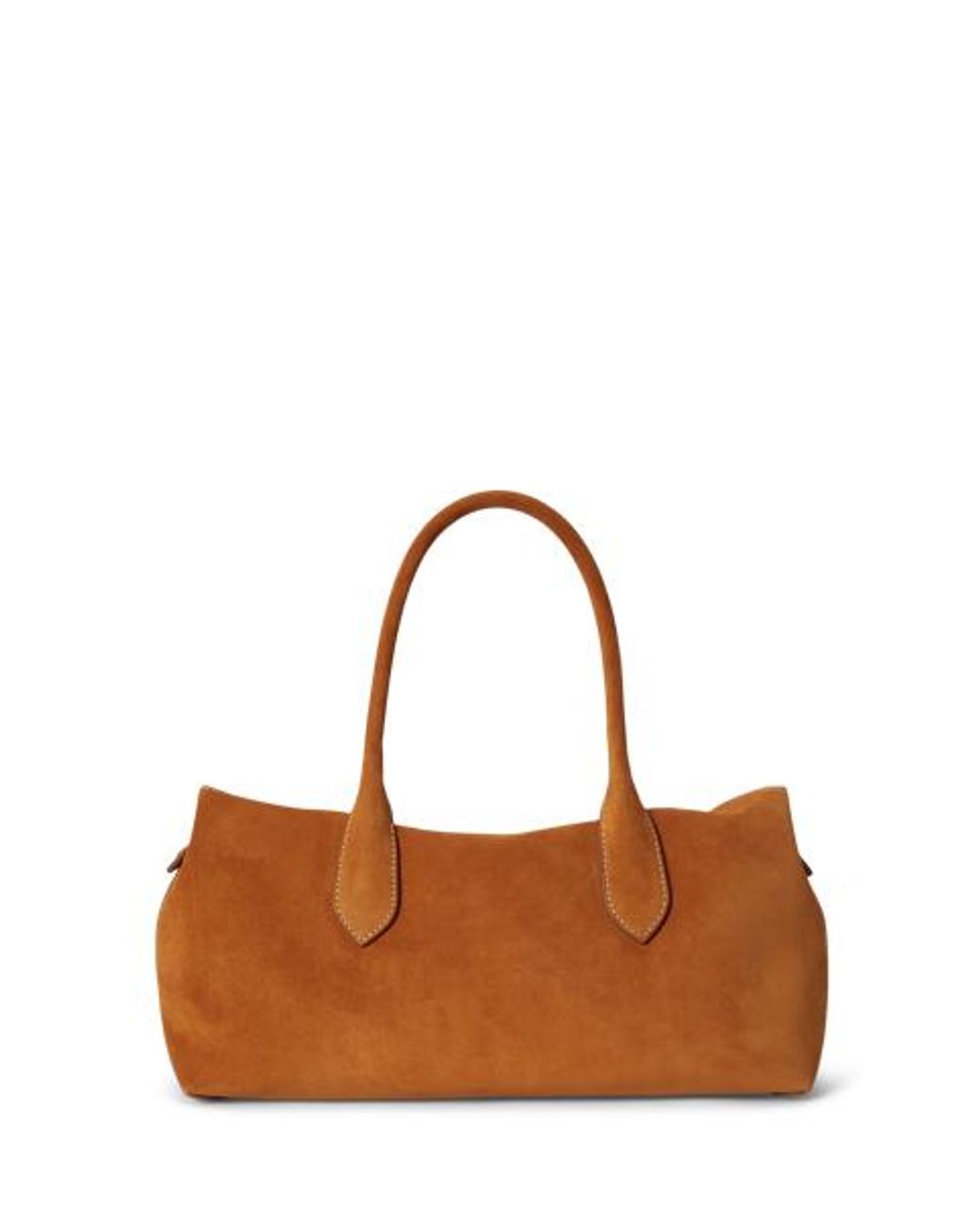 Polo Ralph Lauren Green Bellport Suede Satchel