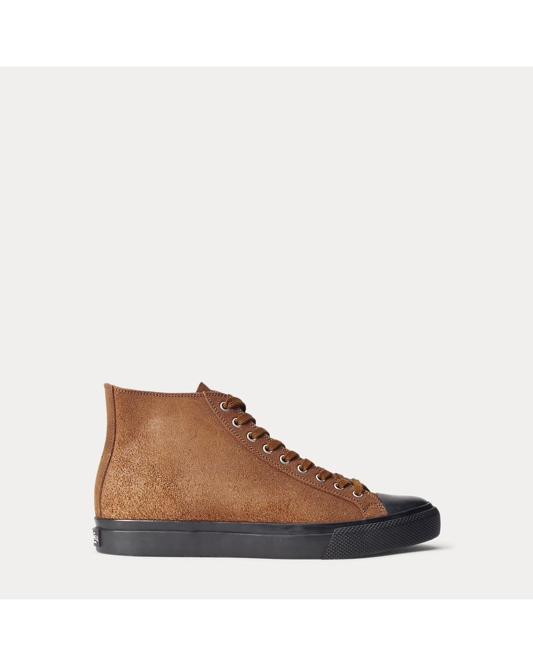 RRL Brown Mayport Suede Trainer for men