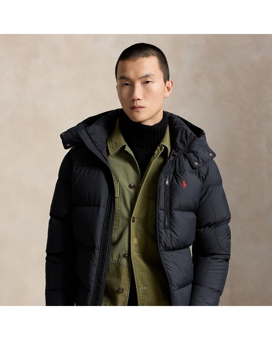 Polo Ralph Lauren Gorham Donsjack in het Black voor heren