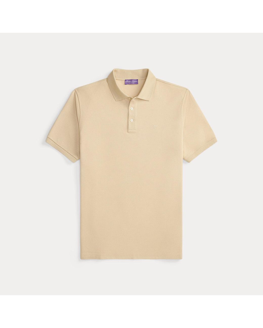 Ralph Lauren Natural Piqué Polo Shirt