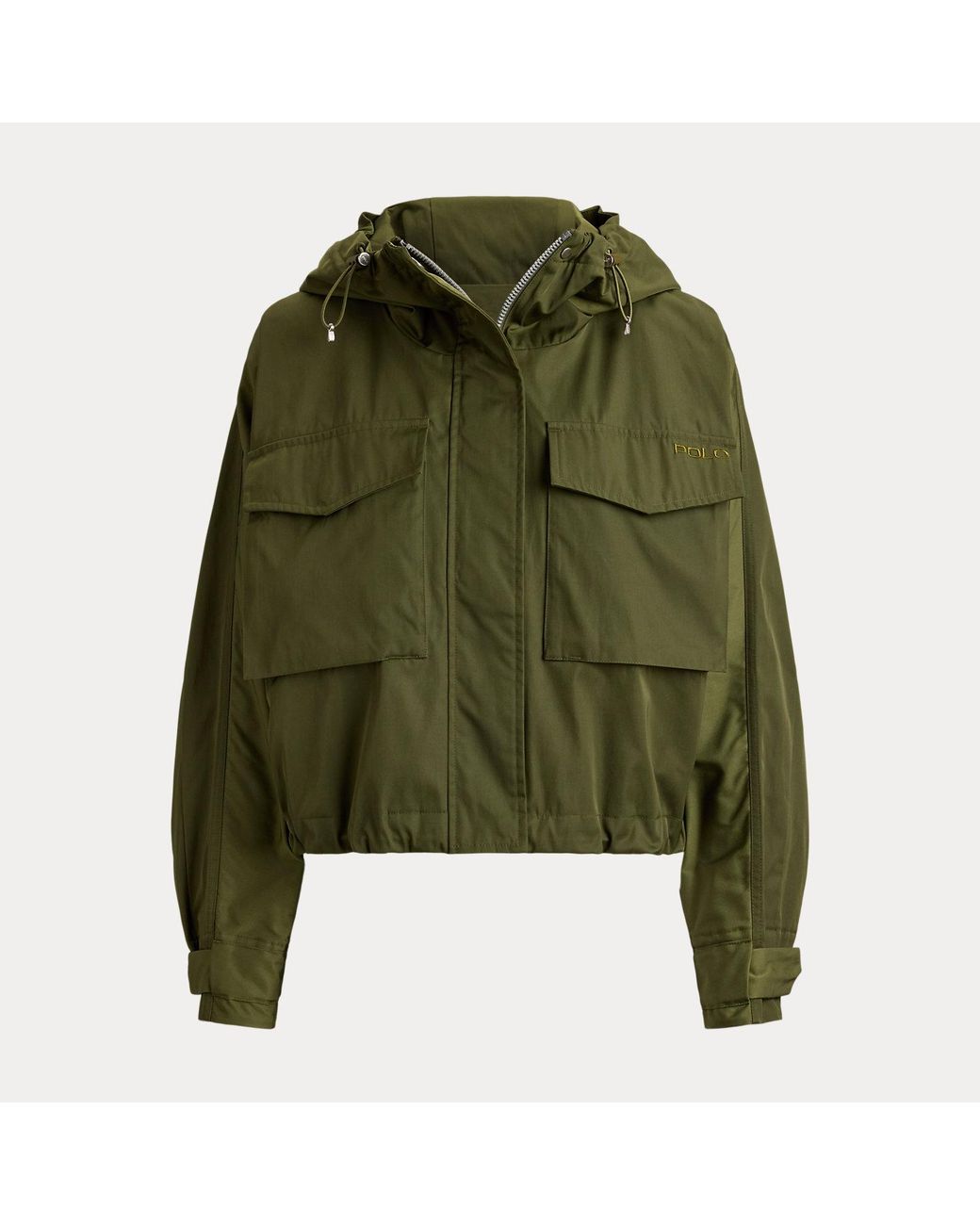 Polo Ralph Lauren Green Cropped Windbreaker